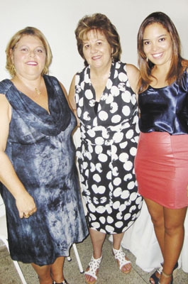 Denise Luques, Sueli Luques Baldoíno e Patrícia Luques